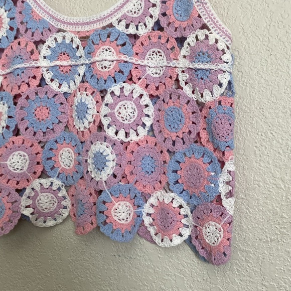 Miss Tian crochet midi crop top - Picture 2 of 7